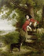 William Powell Frith A dream of the future oil painting